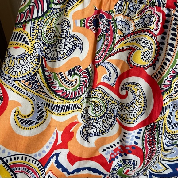 Tommy Hilfiger Colourful Paisley 100% Cotton Dress Women’s Size 10 - Picture 5 of 12